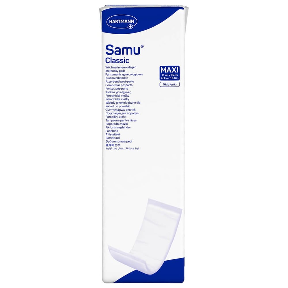 Samu Wöchnerinnenvorlage classic Maxi 11x35cm P10