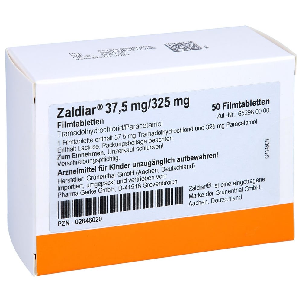 Zaldiar 37,5 mg/325 mg