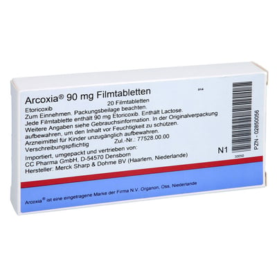 Arcoxia 90 mg Filmtabletten Produktbild 1