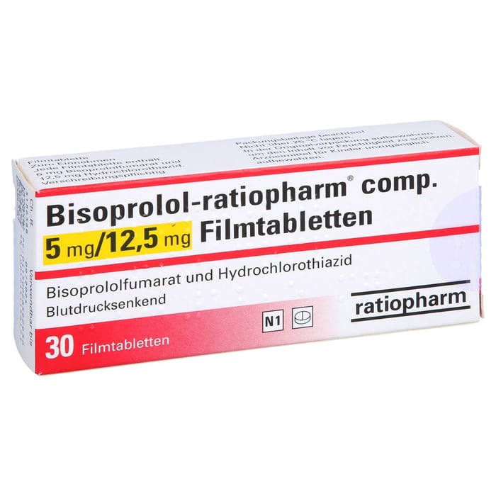 Bisoprolol-ratiopharm comp. 5mg/12,5mg
