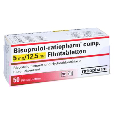Bisoprolol-ratiopharm comp. 5 mg/12,5 mg