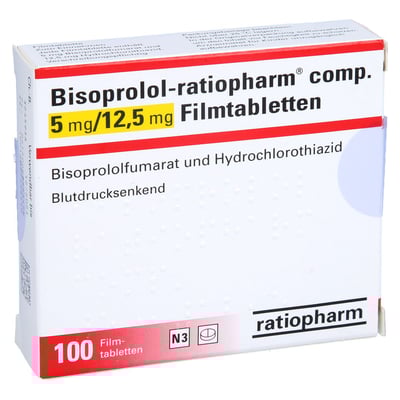 Bisoprolol-ratiopharm comp. 5 mg/12,5 mg