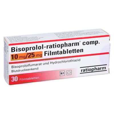 Bisoprolol-ratiopharm comp. 10 mg/25 mg