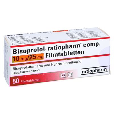 Bisoprolol-ratiopharm comp. 10 mg/25 mg
