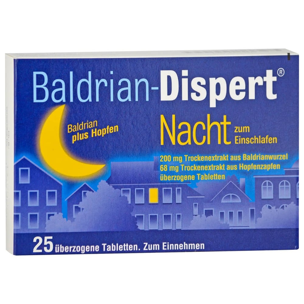 Baldrian-Dispert Nacht zum Einschlafen