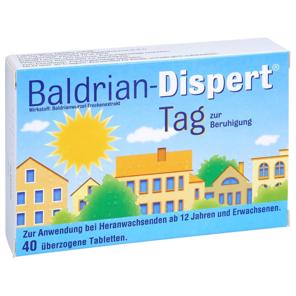 Baldrian-Dispert Tag zur Beruhigung