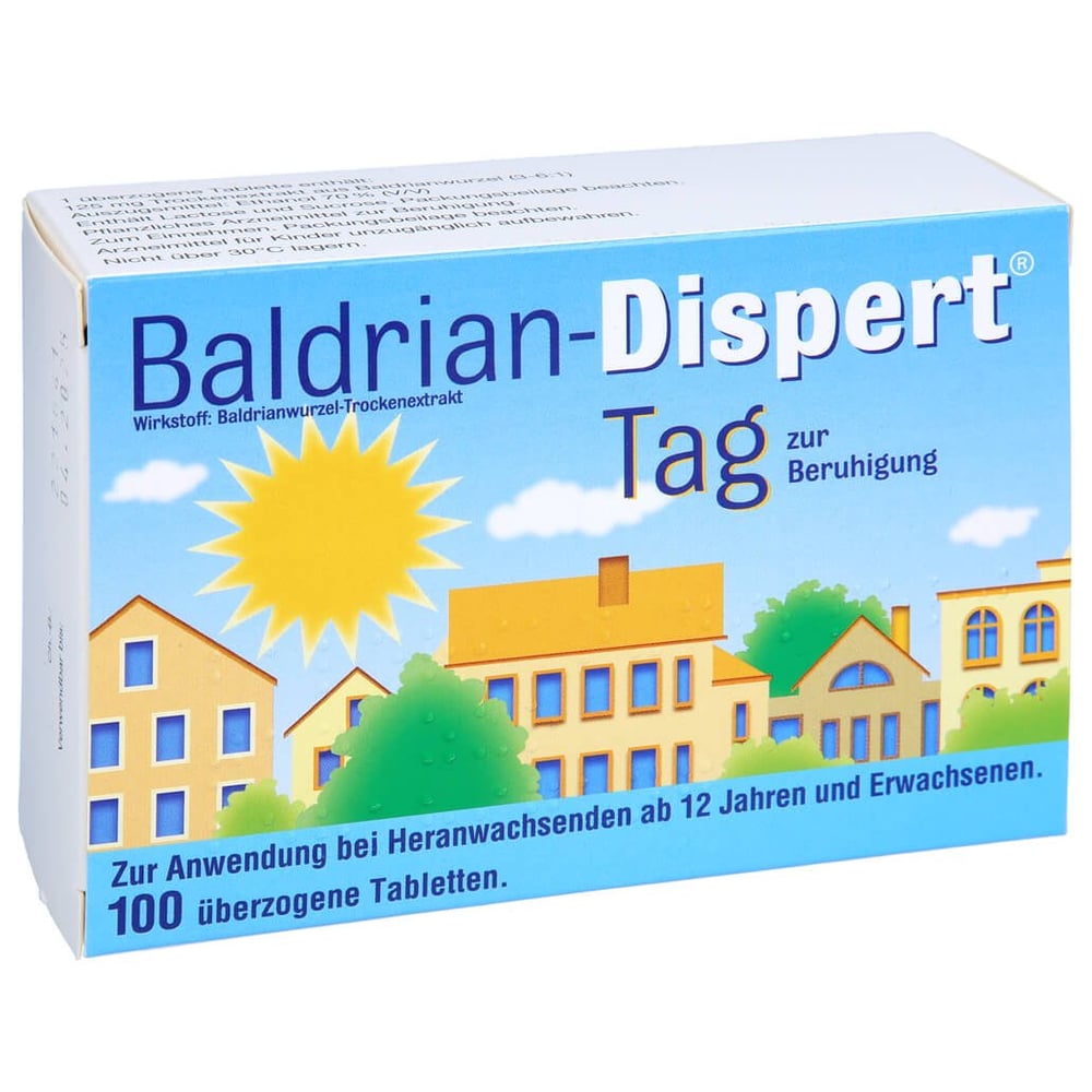 Baldrian-Dispert Tag zur Beruhigung