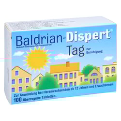 Baldrian-Dispert Tag zur Beruhigung