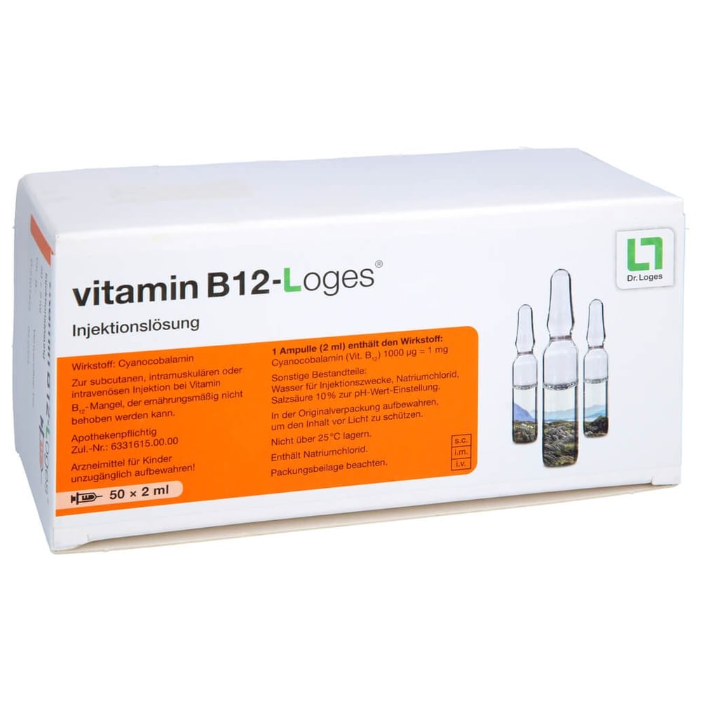 Vitamin B12-Loges Injektionslösung 2 ml