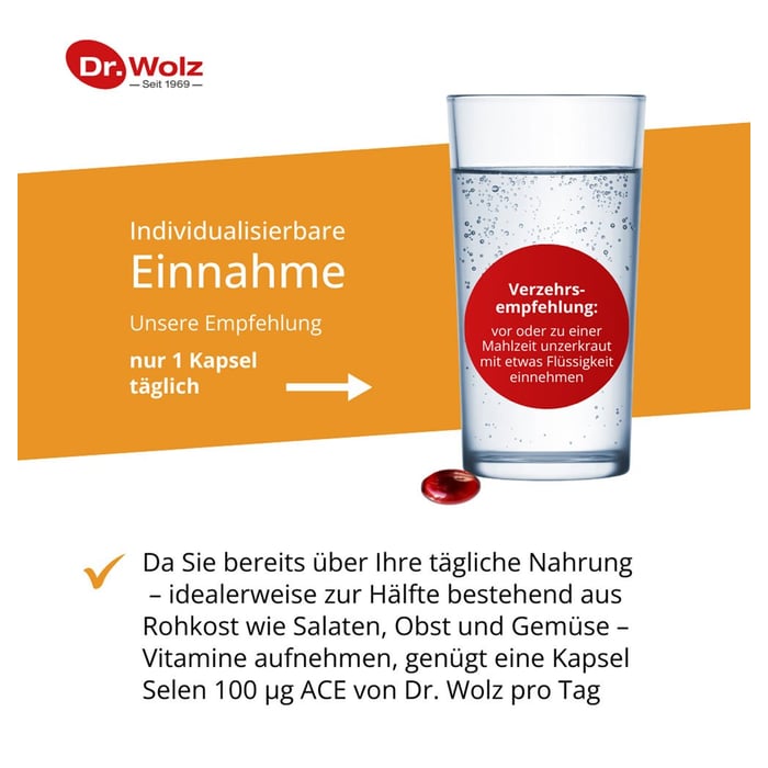Selen ACE 100mcg 180 Tage