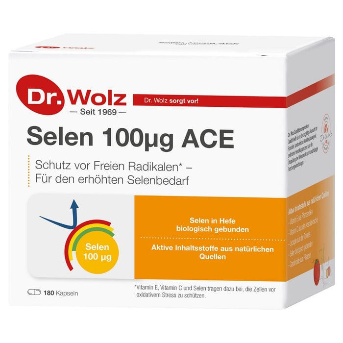 Selen ACE 100mcg 180 Tage