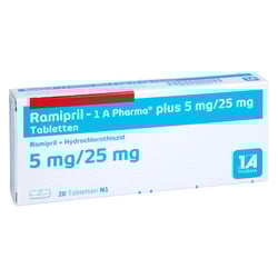 Ramipril - 1A-Pharma Plus 5mg/25mg Tabletten