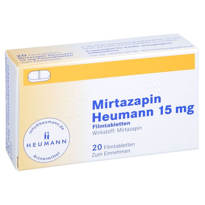 Mirtazapin Heumann 15mg