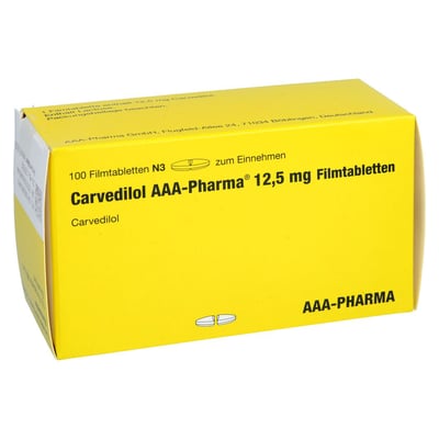 Carvedilol AAA-Pharma 12,5 mg