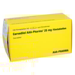 Carvedilol AAA-Pharma 25 mg