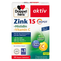 Doppelherz aktiv Zink + Histidin + Vitamin C Depot
