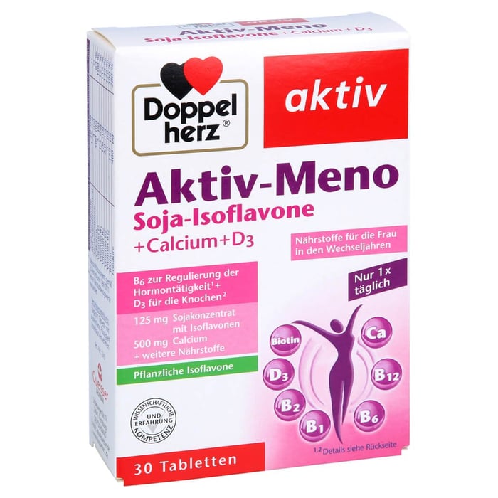 Dopperlherz Aktiv-Meno Soja-Isoflavone + Calcium + D3