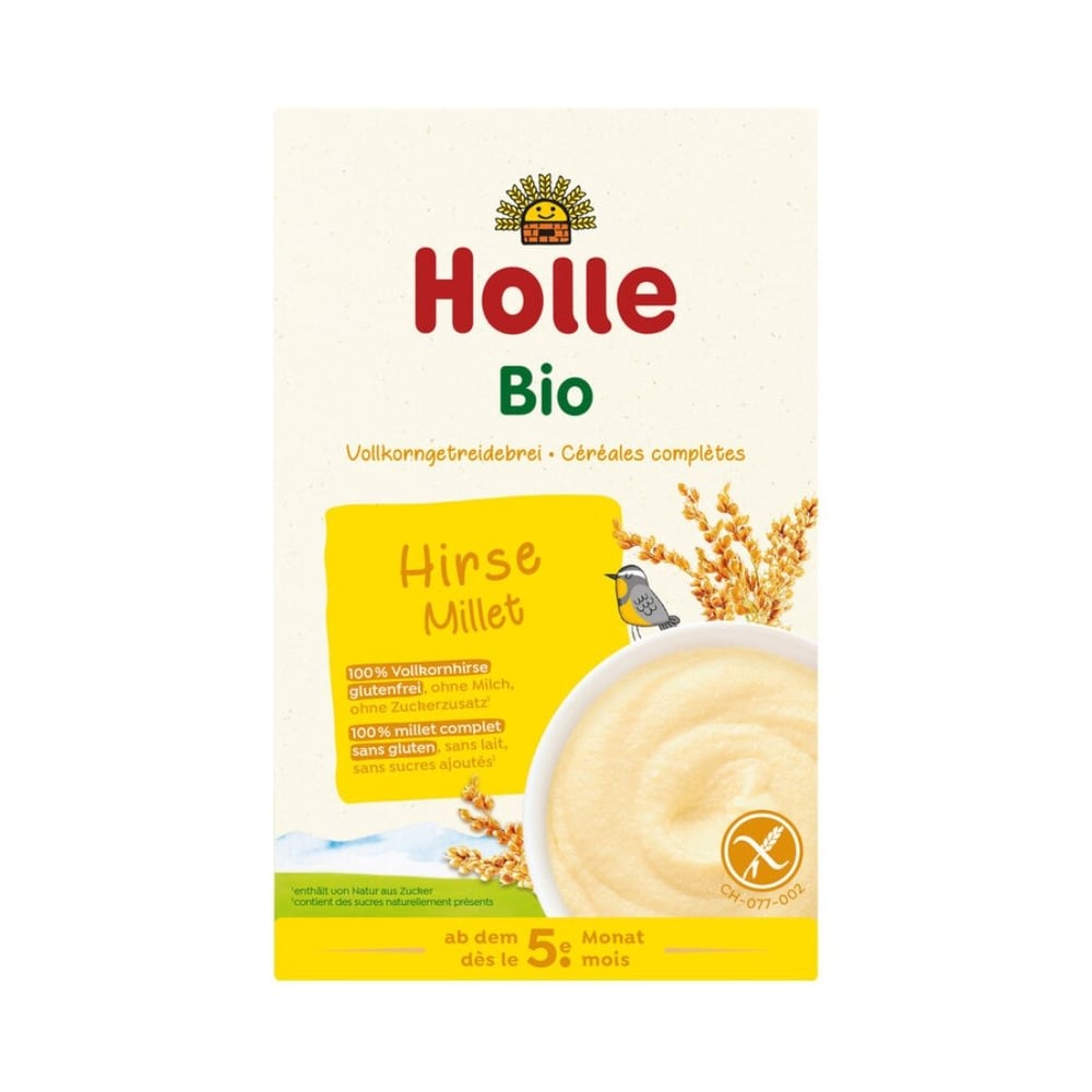 Bio-Vollkorngetreidebrei Hirse
