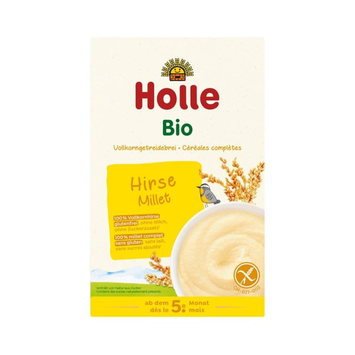 Bio-Vollkorngetreidebrei Hirse