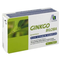 Ginkgo 100 mg Kaps + B1 C+E