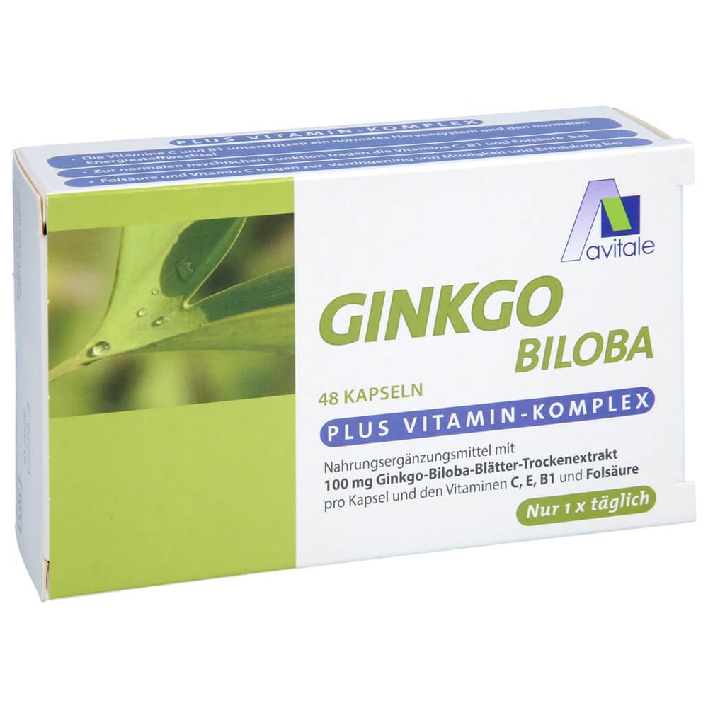 Ginkgo 100mg Kaps + B1 C+E