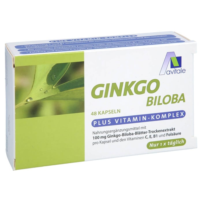Ginkgo 100mg Kaps + B1 C+E
