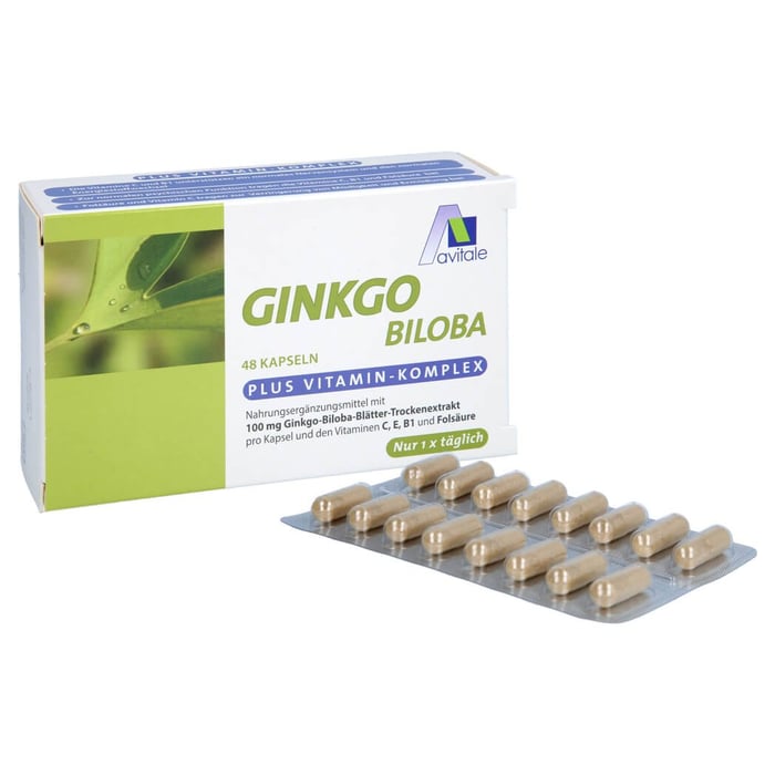 Ginkgo 100mg Kaps + B1 C+E