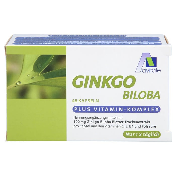 Ginkgo 100mg Kaps + B1 C+E