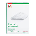 Curapor transparent Wundverband steril 7x5 cm