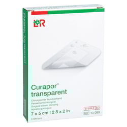 Curapor transparent Wundverband steril 7x5cm