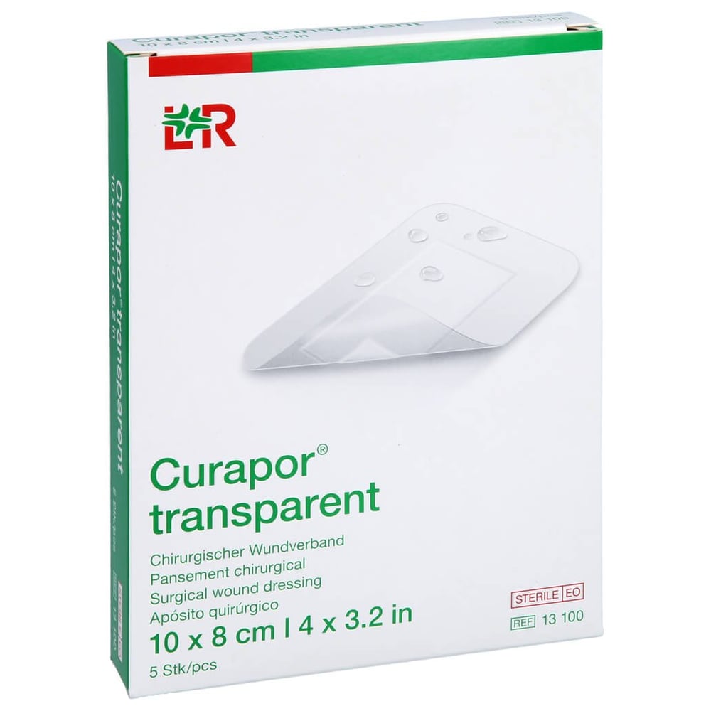 Curapor transparent Wundverband steril 10x8cm