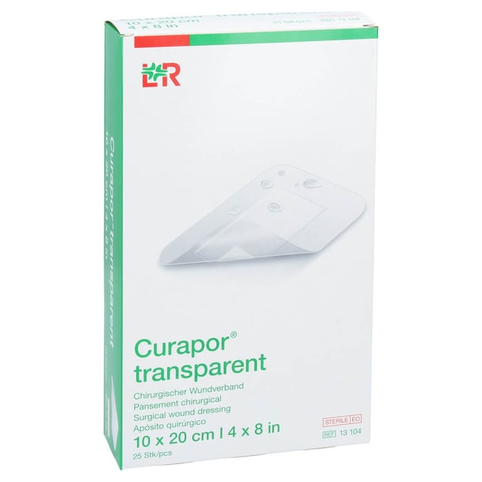 Curapor transparent Wundverband steril 10x20cm