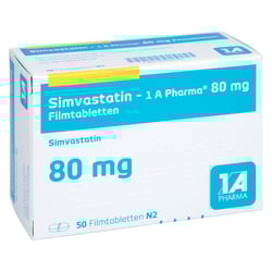 Simvastatin - 1 A Pharma 80 mg Filmtabletten