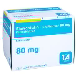 Simvastatin - 1 A Pharma 80 mg Filmtabletten
