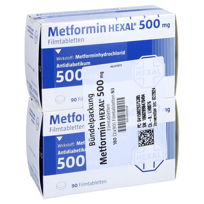 METFORMIN HEXAL 500 mg Filmtabletten