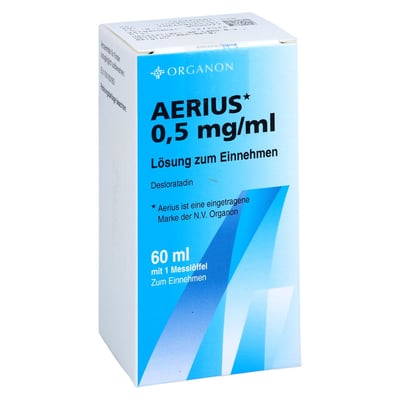 Aerius 0,5 mg/ml Lösung zum Einnehmen Produktbild 1