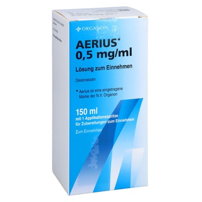 Aerius 0,5 mg/ml Lösung zum Einnehmen Produktbild 1