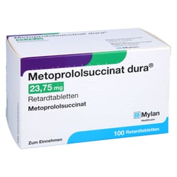 Metoprololsuccinat dura 23,75 mg