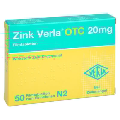 Zink Verla OTC 20 mg