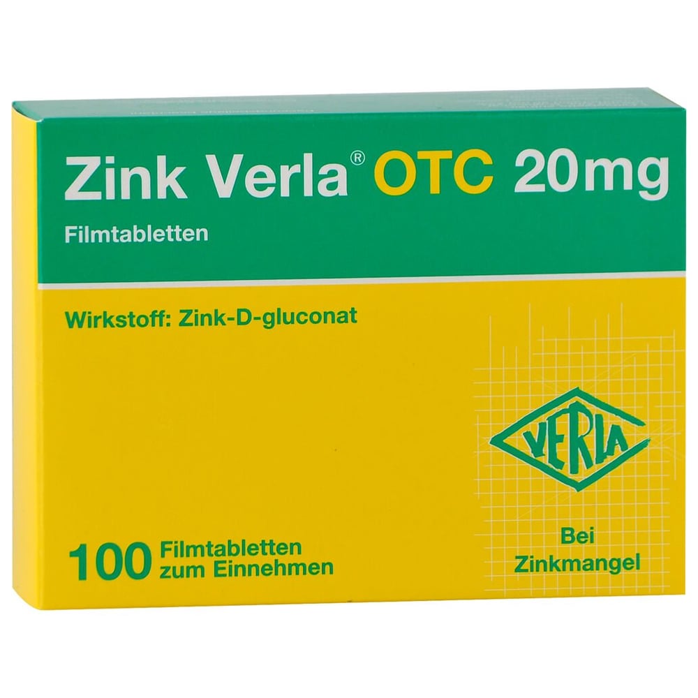 Zink Verla OTC 20 mg