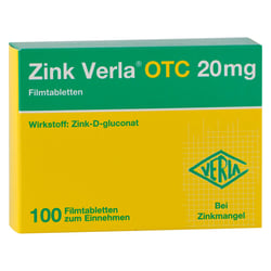 Zink Verla OTC 20 mg