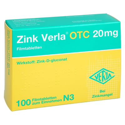 Zink Verla OTC 20 mg Produktbild 1