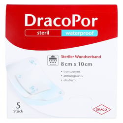 Dracopor Waterproof Wundverband steril 8cmx10 cm