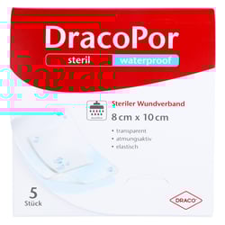 Dracopor Waterproof Wundverband steril 8cmx10cm