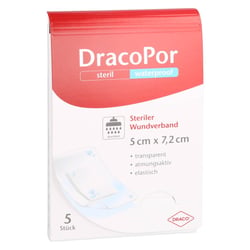 Dracopor Waterproof Wundverband steril 5cmx7,2 cm