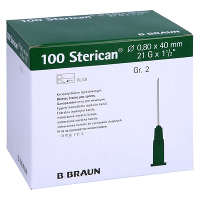Sterican K Ll0 80x40mmgr2