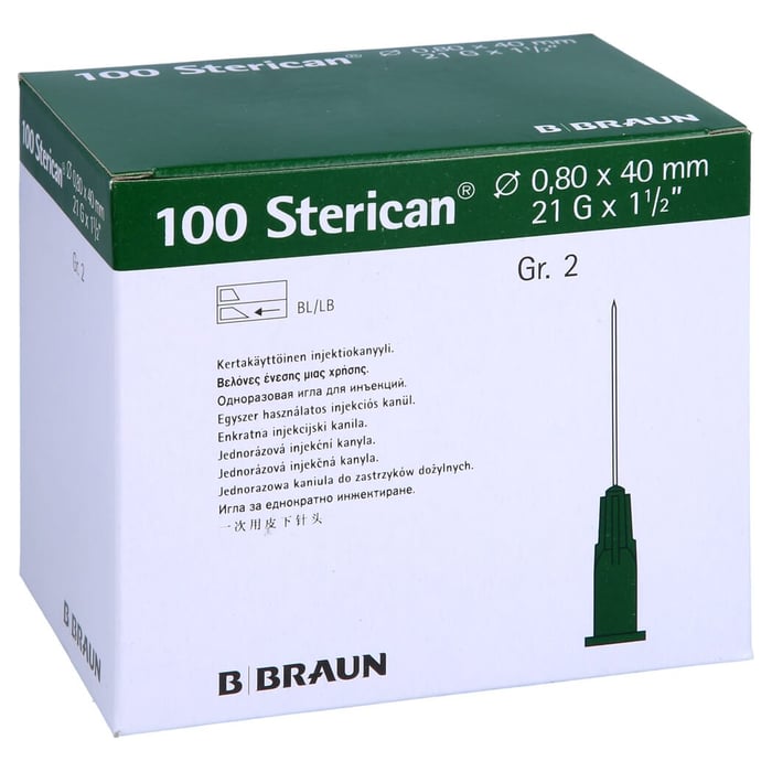 Sterican K Ll0 80x40mmgr2