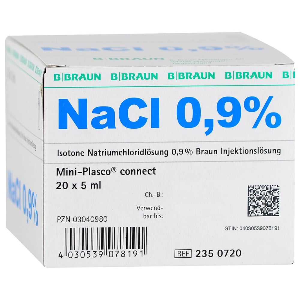 Kochsalzlösung 0.9% Mini-Plasco connect