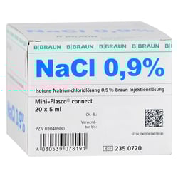 Kochsalzlösung 0.9% Mini-Plasco connect