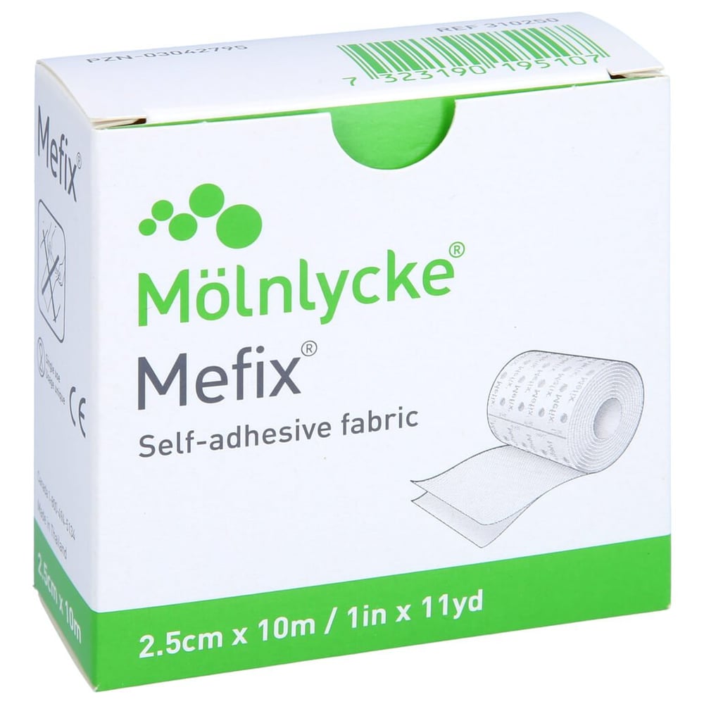 Mefix Fixiervlies 2,5 cmx10 m